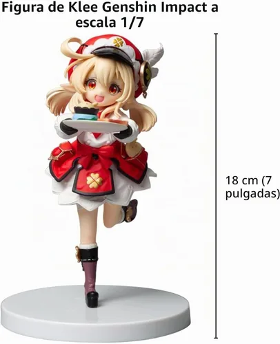 Vista 6 de Genshin Impact Klee Figura - Linda Figura de Colección de Klee a Escala 1/7