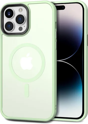 Vista 44 de CACOE Funda magnética para iPhone 12 y iPhone 12 Pro de 6.1 pulgadas - Compatible con MagSafe y soporte magnético para teléfono en el automóvil,