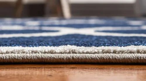 Vista 4 de Unique Loom Trellis Collection - Alfombra moderna inspirada en estilo marroquí con diseño de celosía, rectangular, 3 pies 3 pulgadas x 5 pies 3 azul