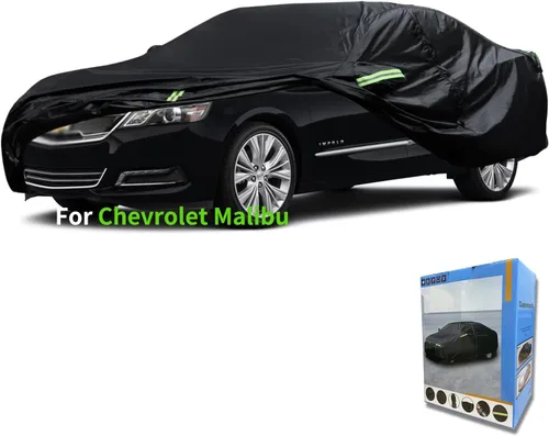 Vista 8 de Ajuste personalizado para funda de auto Chevrolet, resistente al agua, para todo tipo de clima, protección UV, resistente al viento, para exteriores