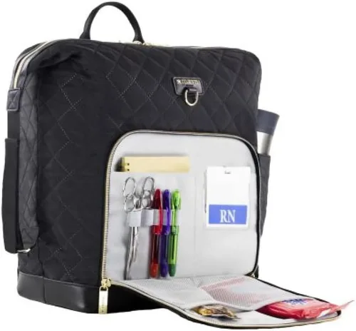 Vista 2 de Maevn ReadyGO Mochila clínica resistente al agua, Mochila Hobo Convertible Negro, Bolsa