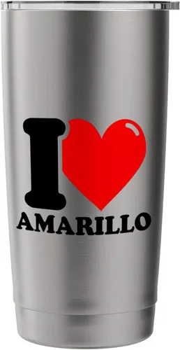Vista 3 de I love Amarillo Stainless Steel Insulated Tumbler