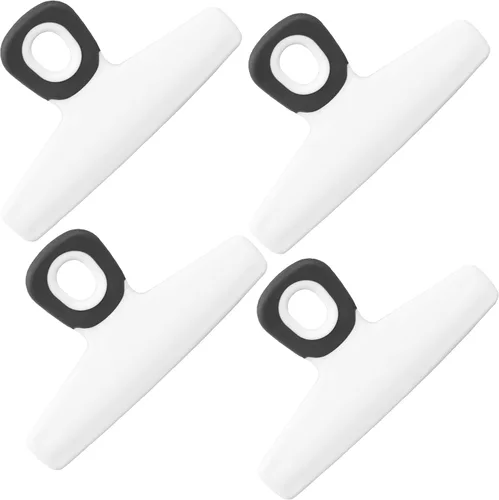 Vista 23 de COOK WITH COLOR Clips para alimentos – Clips anchos y resistentes, clips grandes para bolsas para almacenamiento de alimentos con agarre hermético