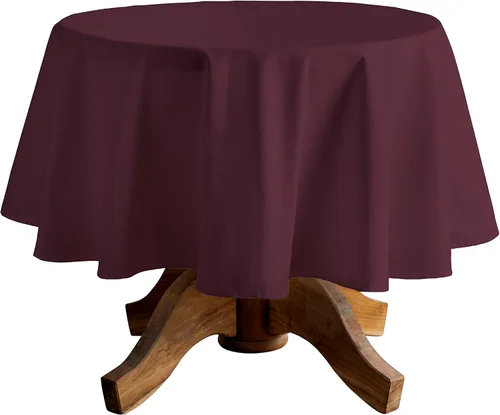 Vista 10 de CALICOT Mantel rectangular 100% algodón, 90 x 60 pulgadas, lavable y reutilizable, decorativo para comedor, cocina, granja, hogar, fiesta, banquetes