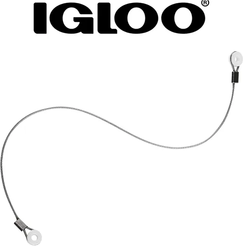 Vista 3 de Igloo Cooler - Correa para tapa de cable, 14 pulgadas, acero inoxidable resistente