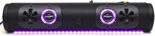 Vista 2 de Bazooka Barra de fiesta LED G2 Bluetooth y transmisor FM (24" de doble cara)