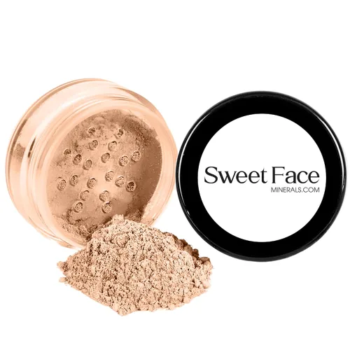 Vista 10 de SweetFace Minerals - Polvo de ajuste de arroz ligero (20 gms), polvo fijador difuminante, maquillaje en polvo suelto, polvo facial compacto, polvo