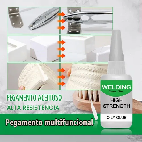 Vista 4 de Super pegamento universal, resistente al agua, potente pegamento aceitoso, pegamentos de cerámica multifuncionales para metal, madera, cerámica