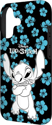 Vista 2 de Disney Lilo & Stitch - Carcasa para iPhone 17, diseño floral