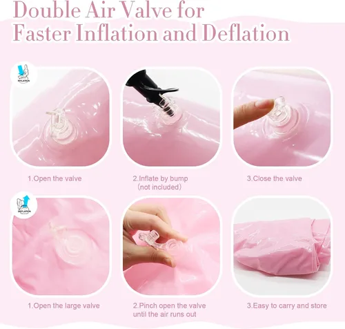 Vista 5 de Flotador inflable de corazón para piscina, anillos de natación de amor dulce flotante, tubo para verano, diversión en el agua, juguetes de fiesta