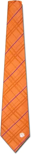 Vista 10 de Eagles Wings Clemson Ties South Carolina Tigers Corbatas para hombre Comprobar microfibra