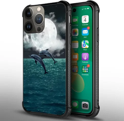 Vista 592 de Funda compatible con iPhone 15, diseño de elefantes africanos, diseño increíble a prueba de golpes, antiarañazos, carcasa trasera de policarbonato