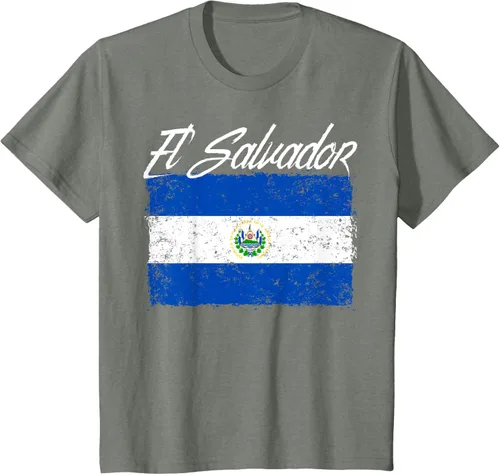 Vista 91 de Camiseta Salvadoreña Bandera El Salvador