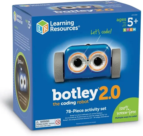 Vista 13 de Learning Resources Botley - Juego de actividades The Coding Robot 2.0, 78 piezas, a partir de 5 años, robot de codificación para niños, juguetes