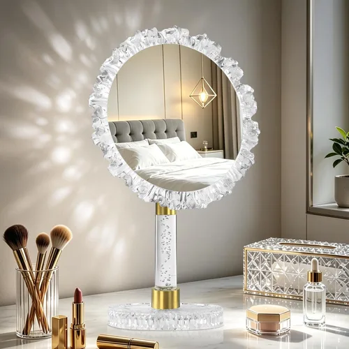 Vista 11 de 10 inch Lighted LED Makeup Mirror with 3 Color Lighting Modes