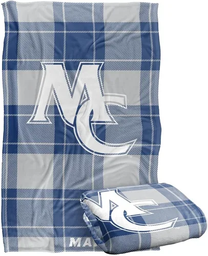 Vista 264 de LOGOVISION St John's University Campus Plaid Spirit Silky Touch Manta súper suave 36 x 58 pulgadas
