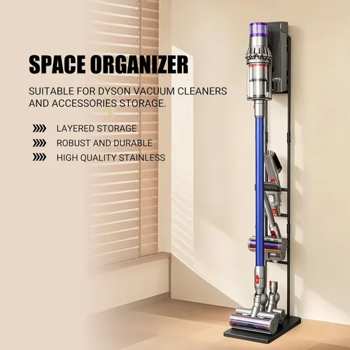 Vista 3 de EZ SPARES Soporte de vacío para Dyson, soporte de almacenamiento de metal estable para Dyson Handheld V6 V7 V8 V10 DC30 DC31 DC34 DC35 DC58 DC59