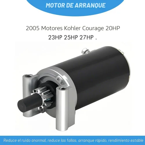 Vista 3 de Motor de arranque Kohler 7000 de repuesto para motores Courage 20HP 23HP 25HP 27HP 1999-1140051 3209801 32-098-03 KH-32-098-01-S KH-32-098-03-S