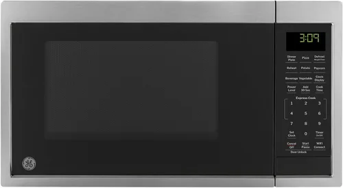 Vista 10 de [Usado] GE Horno microondas para encimera, compacto de 0.9 pies cúbicos, capacidad de 900 vatios, 7 ajustes de cocción automática, tecnología