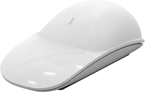 Vista 7 de Cojín de silicona para mouse mágico de Apple, alfombrilla ergonómica, agarre de superficie multitáctil, sin pegamento para reposamanos (negro)