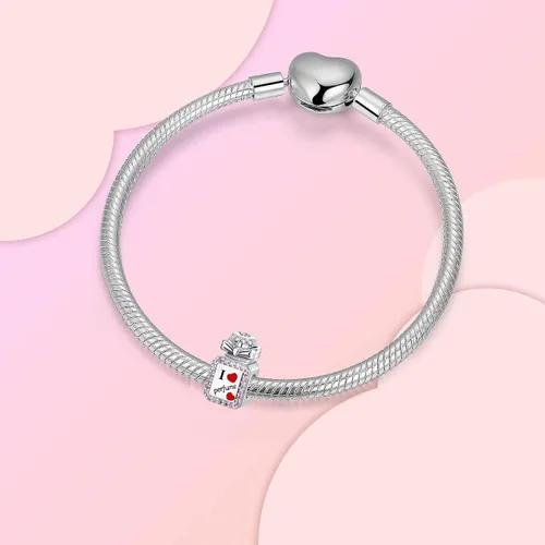 Vista 210 de Dije de girasol con diseño de estrella y luna y elefante para pulsera, collar de plata de ley 925, dijes de corazón de amor para mujer, regalo
