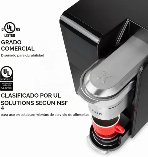 Vista 7 de Keurig K-3550 - Cafetera de una sola porción para grandes empresas, plomada