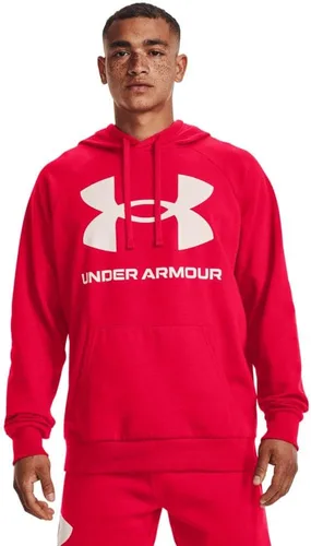 Vista 21 de Under Armour mens Rival Fleece Big Logo Hoodie (176) Fresh Clay/ Onyx White