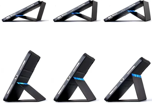 Vista 7 de [Usado] TORRAS Funda para iPad Air de 11 pulgadas M2/M3/M4, iPad Air de 6ª/5ª/4ª generación con soporte para lápices, apagado y encendido
