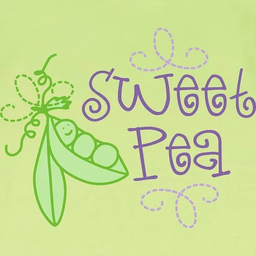 Vista 3 de CafePress Sweet Pea - Camiseta infantil para bebé