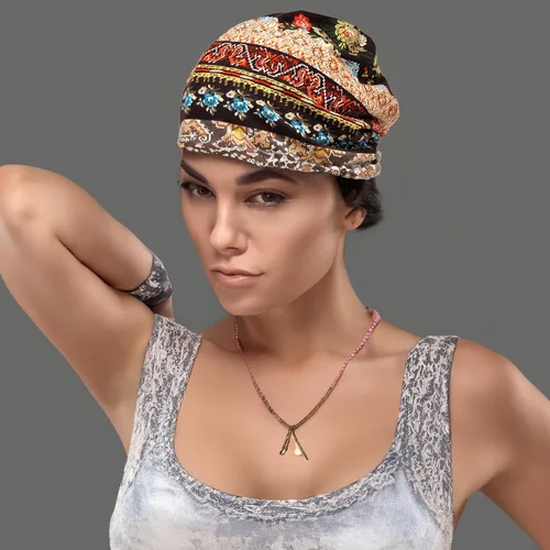 Vista 3 de Jemis Skullies - Gorro tipo beanie informal para otoño