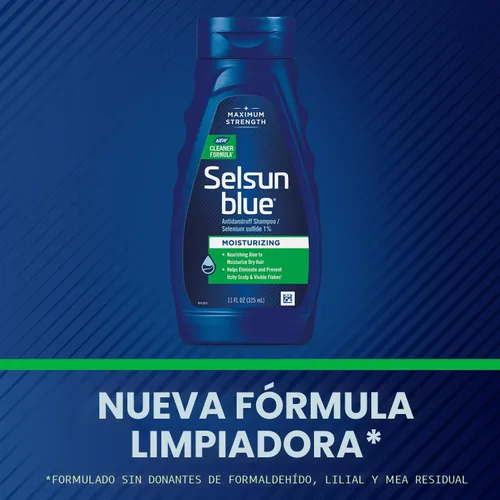 Vista 2 de Champú hidratante Selsun Blue para la caspa