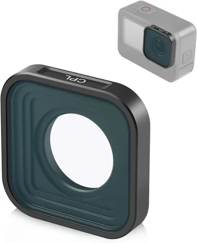 Vista 10 de PULUZ Filtro de lente ND8 para GoPro Hero11 / Hero11 Mini / HERO10 / HERO9 Kit de filtro de lente de densidad neutra negro lente protectora estándar