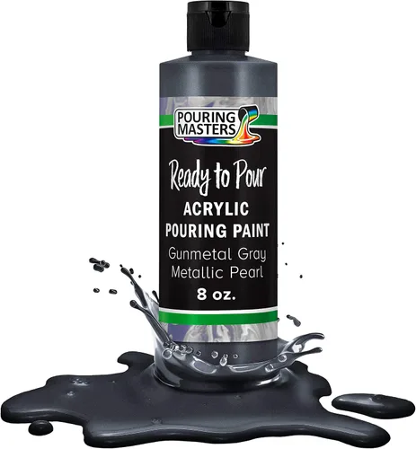 Vista 22 de Pouring Masters - Pintura acrílica premezclada de 8 onzas líquidas listas para verter, oro de 24 quilates, suministros de arte fluido para lienzo