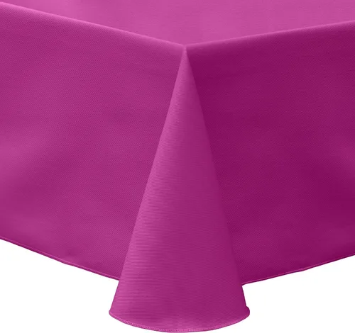 Vista 35 de ULTIMATE TEXTILE Mantel ovalado de sarga de polialgodón (72.0 x 118.1 in), color blanco
