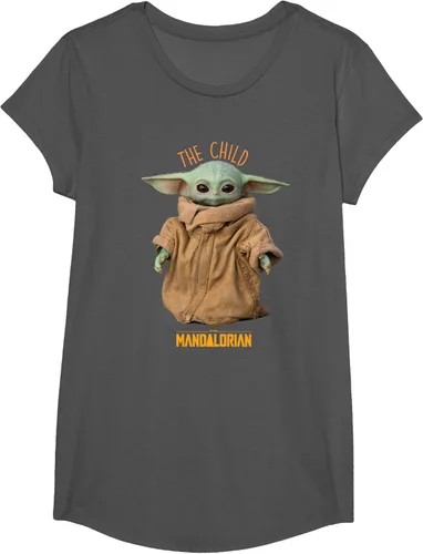 Vista 28 de Star Wars The Mandalorian Grogu The Child Photo Pose - Camiseta linda Negro
