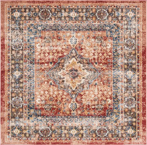 Vista 50 de SAFAVIEH Bijar Collection - Alfombra decorativa de 2 pies 3 pulgadas x 4 pies, marfil y óxido, diseño oriental envejecido, no desprende pelusa