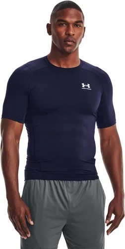 Vista 2 de Under Armour HeatGear - Camiseta de compresión de manga corta para hombre