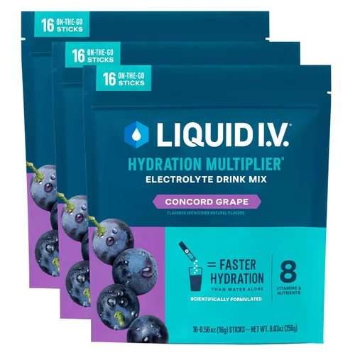 Vista 18 de Liquid I.V. Electrolitos de hidratación, bayas de acai, 48