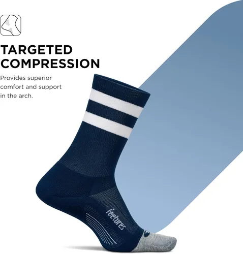 Vista 53 de Feetures Elite Light Cushion Mini Crew Sock - Calcetines deportivos con compresión dirigida