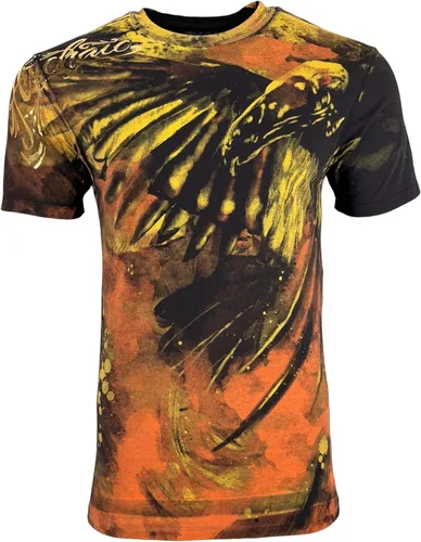 Vista 11 de Xtreme Couture by Affliction Camiseta para hombre, diseño gráfico Gris oscuro (leyenda)