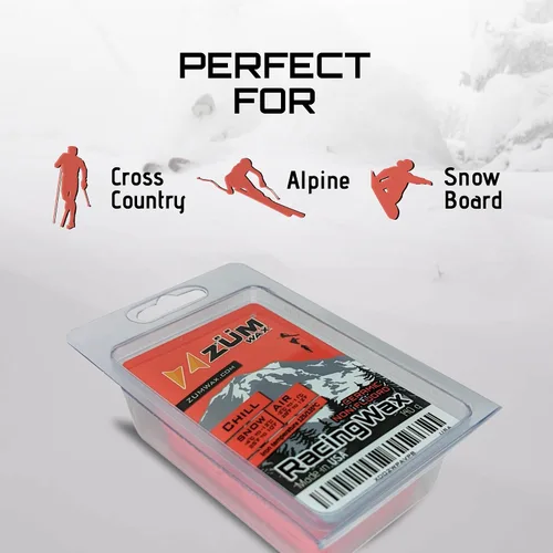 Vista 8 de ZUMWax - Cera de cerámica nórdica para esquí, snowboard y esquí, 4.94 oz, temperatura fría, duradera, sin PFAS. Fabricado con cerámica ecológica