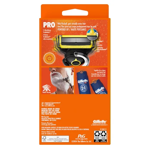 Vista 11 de Gillette PROGLIDE SHIELT POWER HANDS'S HANGETOR DE LA MUJER + 1 BLADE RESILL