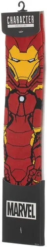 Vista 2 de Bioworld Marvel Avengers Iron Man 360 - Calcetines para hombre Rojo