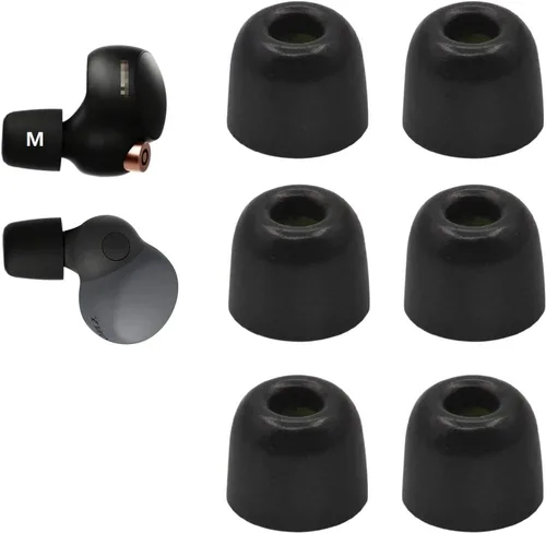 Vista 7 de JNSA Almohadillas de espuma viscoelástica de repuesto, con cancelación de ruido, compatible con auriculares Sony WF-1000XM4/1000XM5