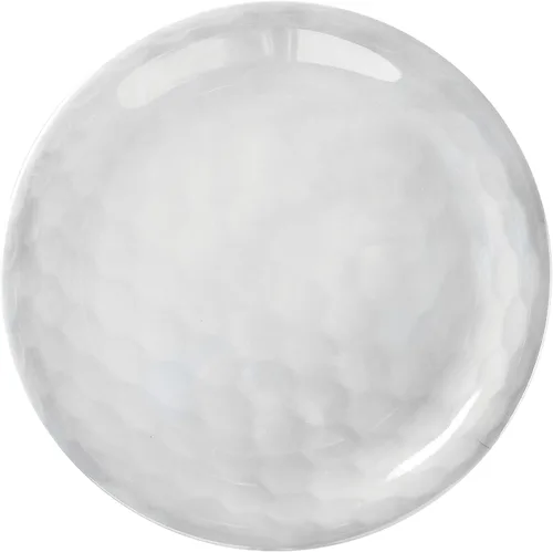 Vista 2 de UP UPware - Platos redondos de melamina con bola de golf, platos pequeños para servir, para aperitivos, aperitivos y guarniciones, blanco, 6