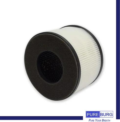 Vista 3 de PUREBURG Filtros de repuesto compatibles con PARTU y Slevoo BS-03 Purificador de aire, paquete de 2 unidades H13 True HEPA de 3 etapas de filtración