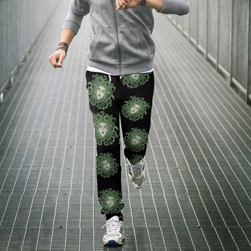 Vista 4 de Medusa Greek Myth Creature Soft Womens and Mens Sweatpants Cozy Fit Elastic Athletic Lounge Pants Workout
