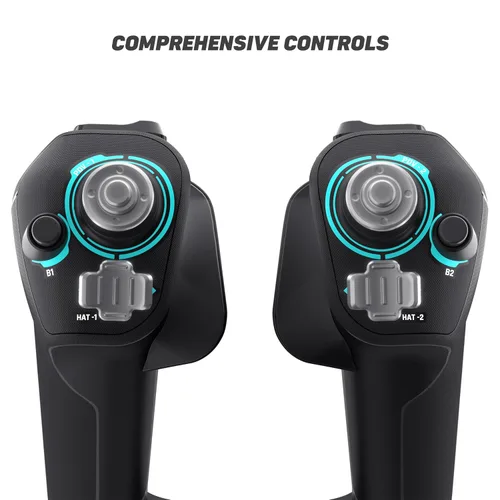Vista 13 de Turtle Beach VelocityOne Flight Universal Control System - Xbox Series X & Xbox Series S, Xbox One & Windows 10 & 11 PCs with Yoke Handle, Throttle