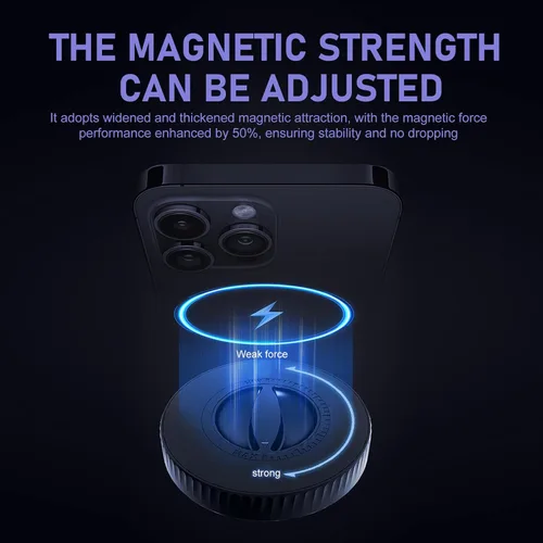 Vista 5 de Soporte magnético para teléfono para correr, brazalete deportivo ajustable, soporte para teléfono celular, manos libres, accesorios de teléfono