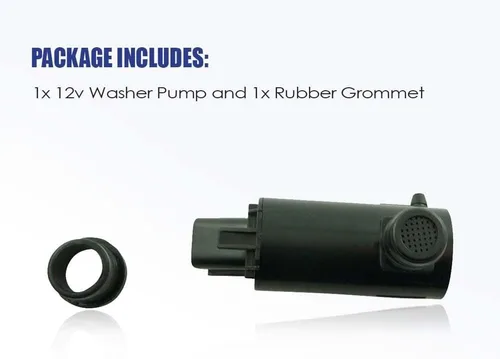Vista 6 de 201525-232316F Bomba limpiaparabrisas con goma - Motor de limpiaparabrisas compatible con Hyundai, Kia - Reemplaza OEM #: 98510-26000, 9851-1C000